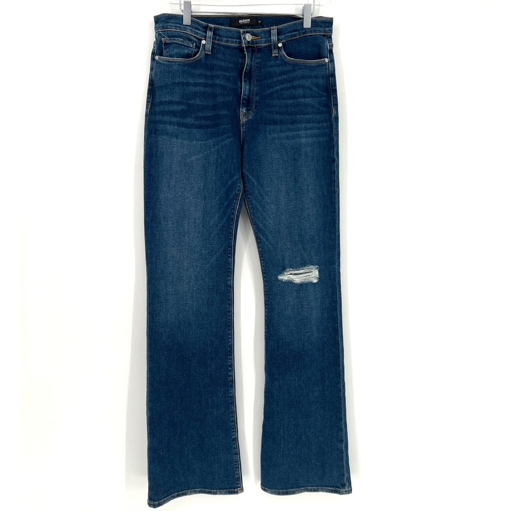 Hudson Jeans Womens 31 Barbara High Waist Bootcut Dark Denim NWT